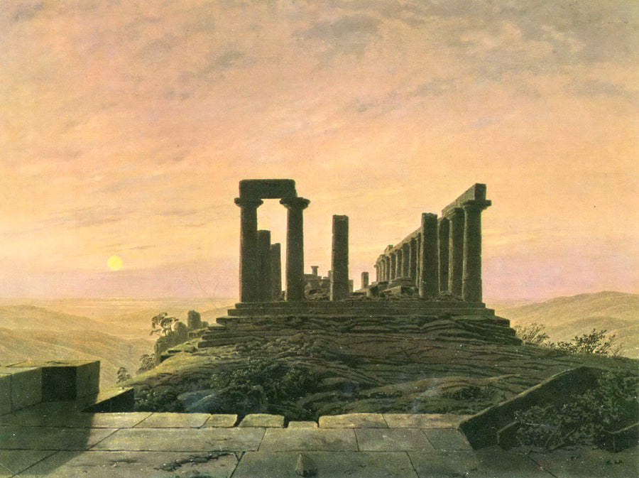 Temple of Juno in Agrigento - Caspar David Friedrich