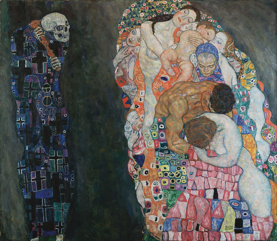 La Vie et la Mort - Gustav Klimt