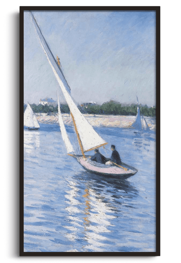 Segelboote auf der Seine bei Argenteuil - Gustave Caillebotte
