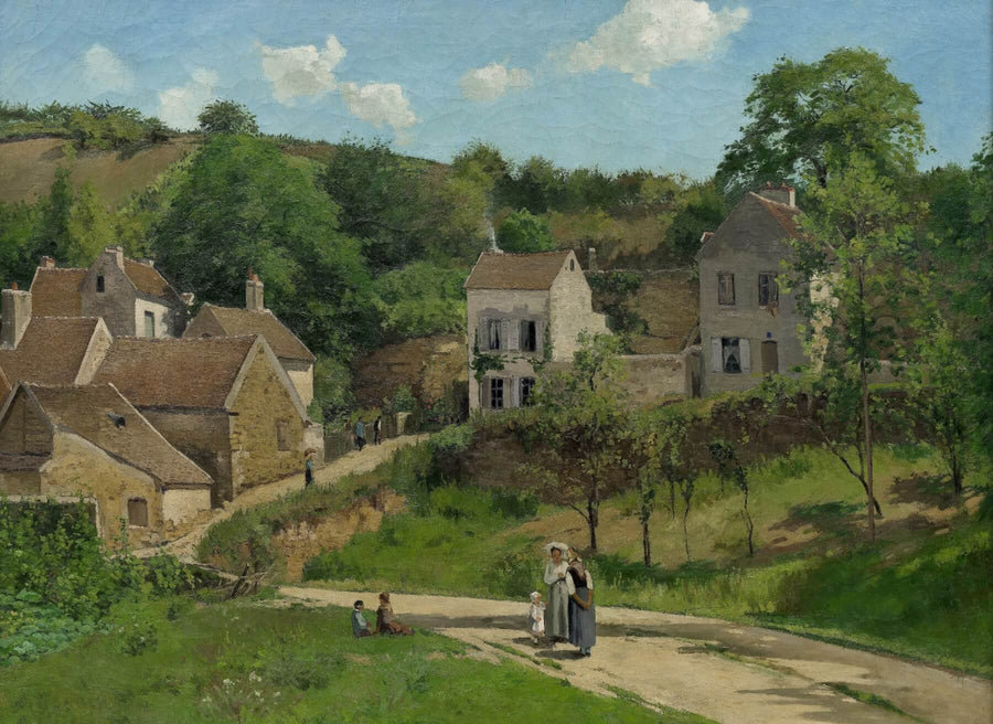 Vue de l'Hermitage, Côte de Gratte-Coqs, Pontoise - Camille Pissarro