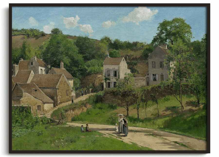 Vue de l'Hermitage, Côte de Gratte-Coqs, Pontoise - Camille Pissarro