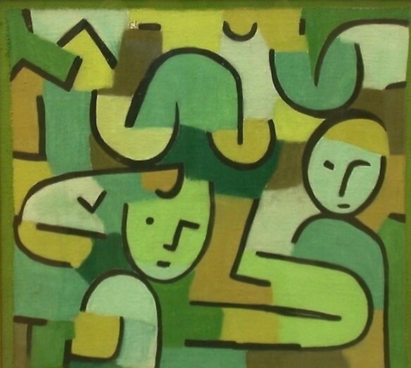 Erntende Frauen - Paul Klee