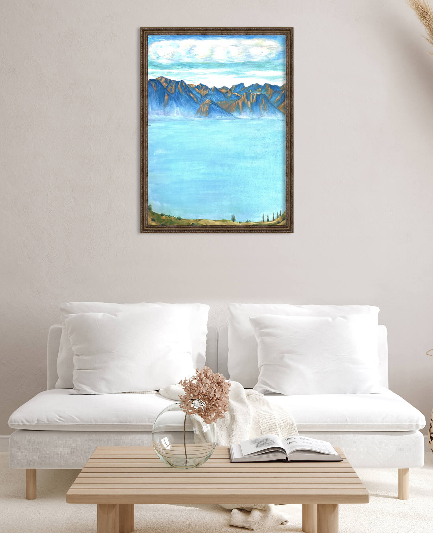 1000 Teile Puzzle „Blick Auf Den Lake Leman“ Von Ferdinand Hodler – Kunst-Puzzle Für Erwachsene, 70x50 Cm