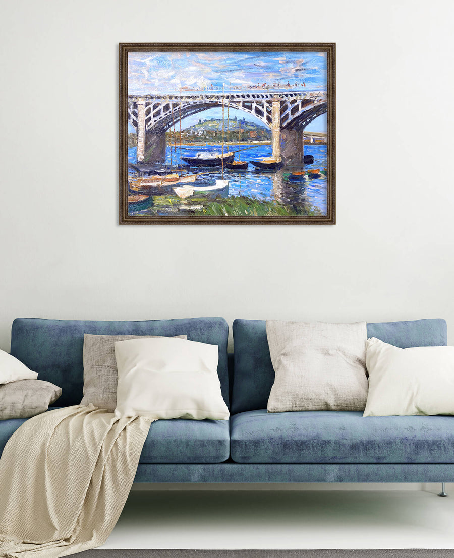 The Bridge over the Seine - Claude Monet