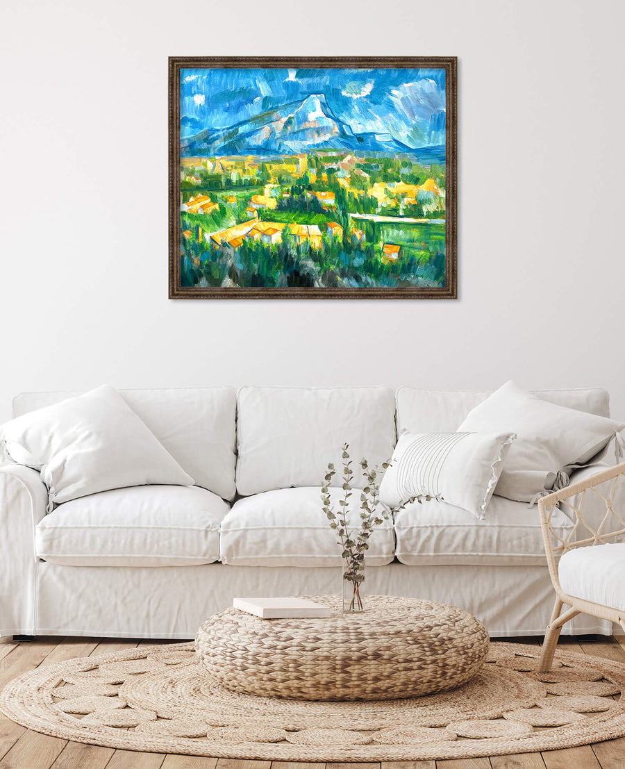 La montagne Sainte-Victoire vue des Lauves – Paul Cézanne