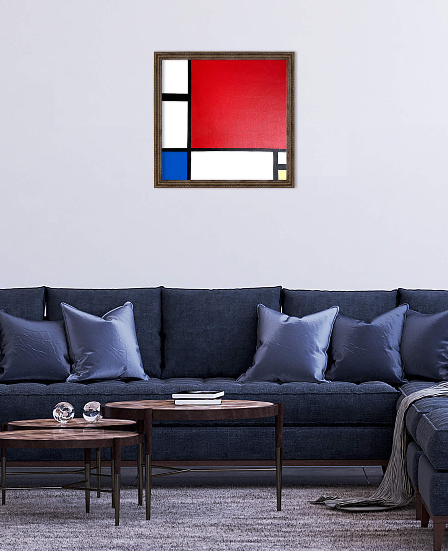 Composition II en rouge, bleu et jaune - Piet Mondrian