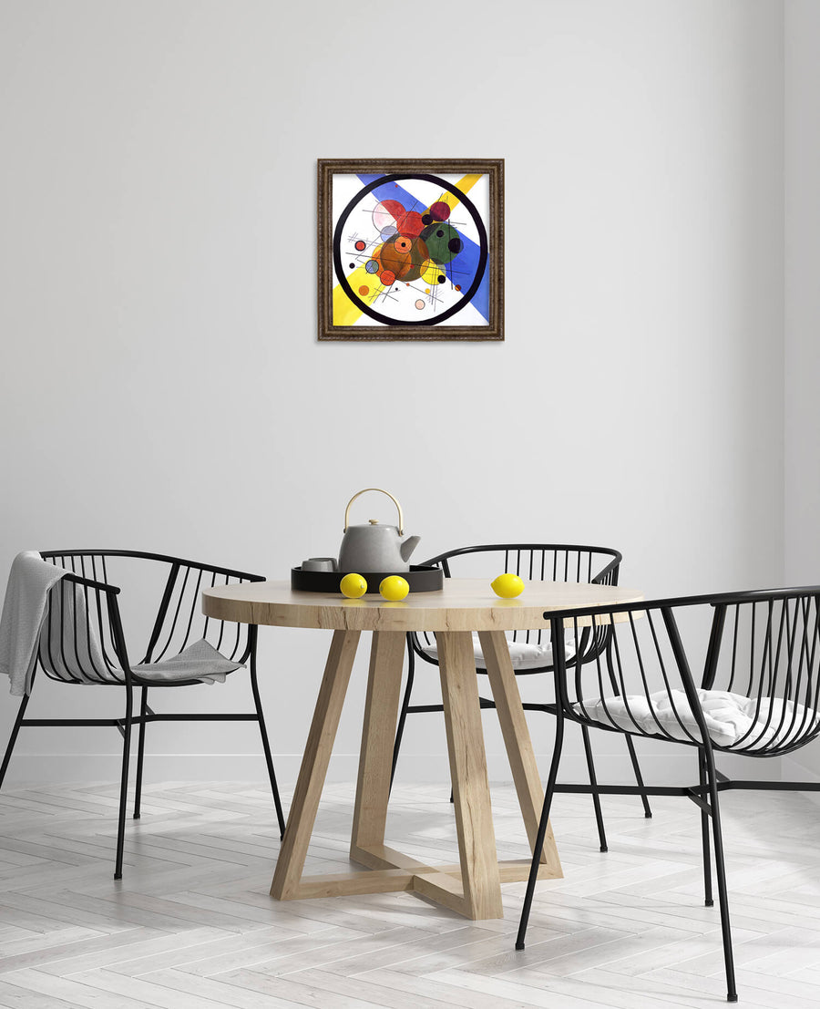 Cercles dans un cercle - Vassily Kandinsky