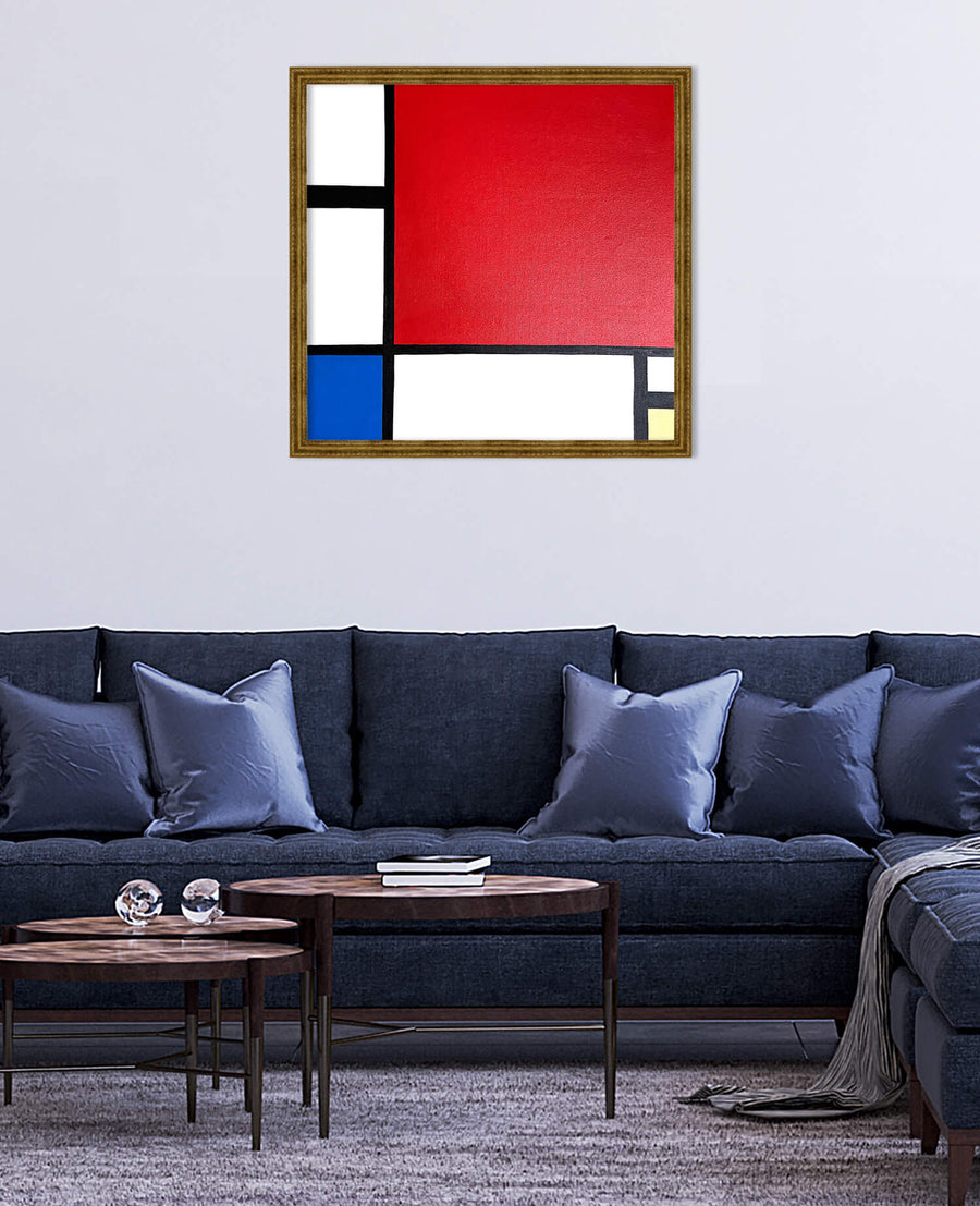 Komposition II in Rot, Blau und Gelb - Piet Mondrian