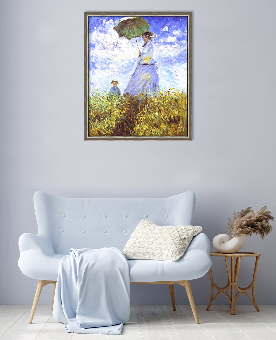Woman with a Parasol - Claude Monet