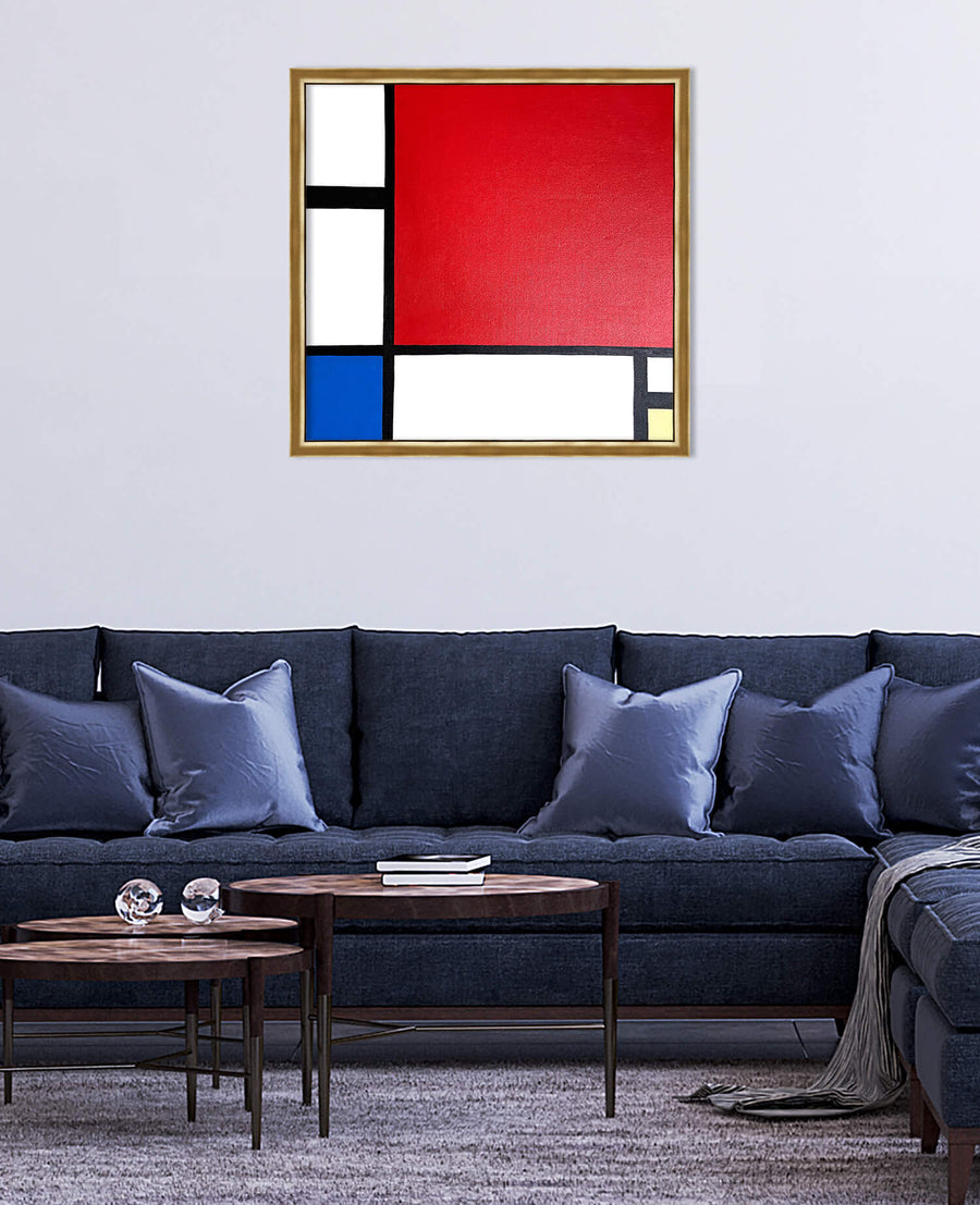 Composition II in red, blue and yellow - Piet Mondrian