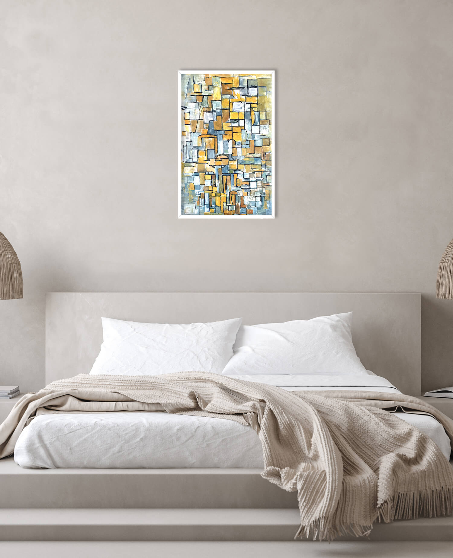 Reproduction of Tableau no.1 by Piet Mondrian – Galerie Mont-Blanc