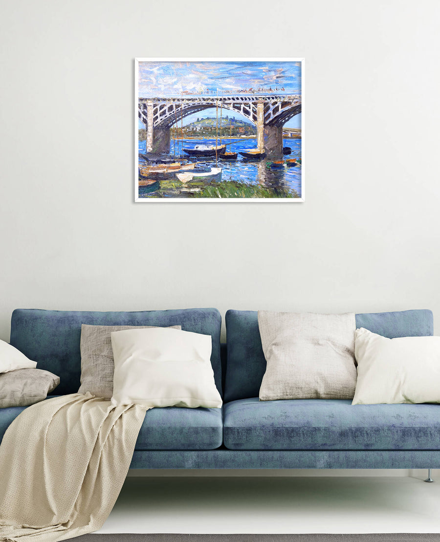 Die Brücke über die Seine in Argenteuil - Claude Monet