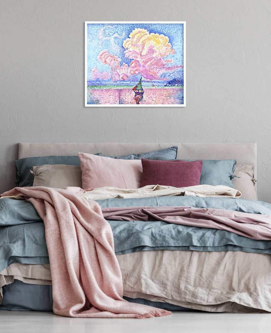 Antibes, the Pink Cloud - Paul Signac