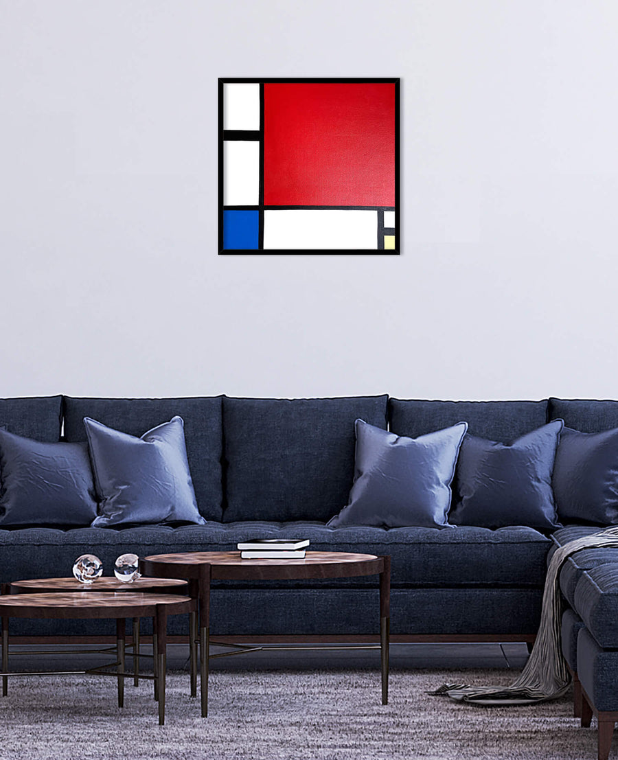 Komposition II in Rot, Blau und Gelb - Piet Mondrian