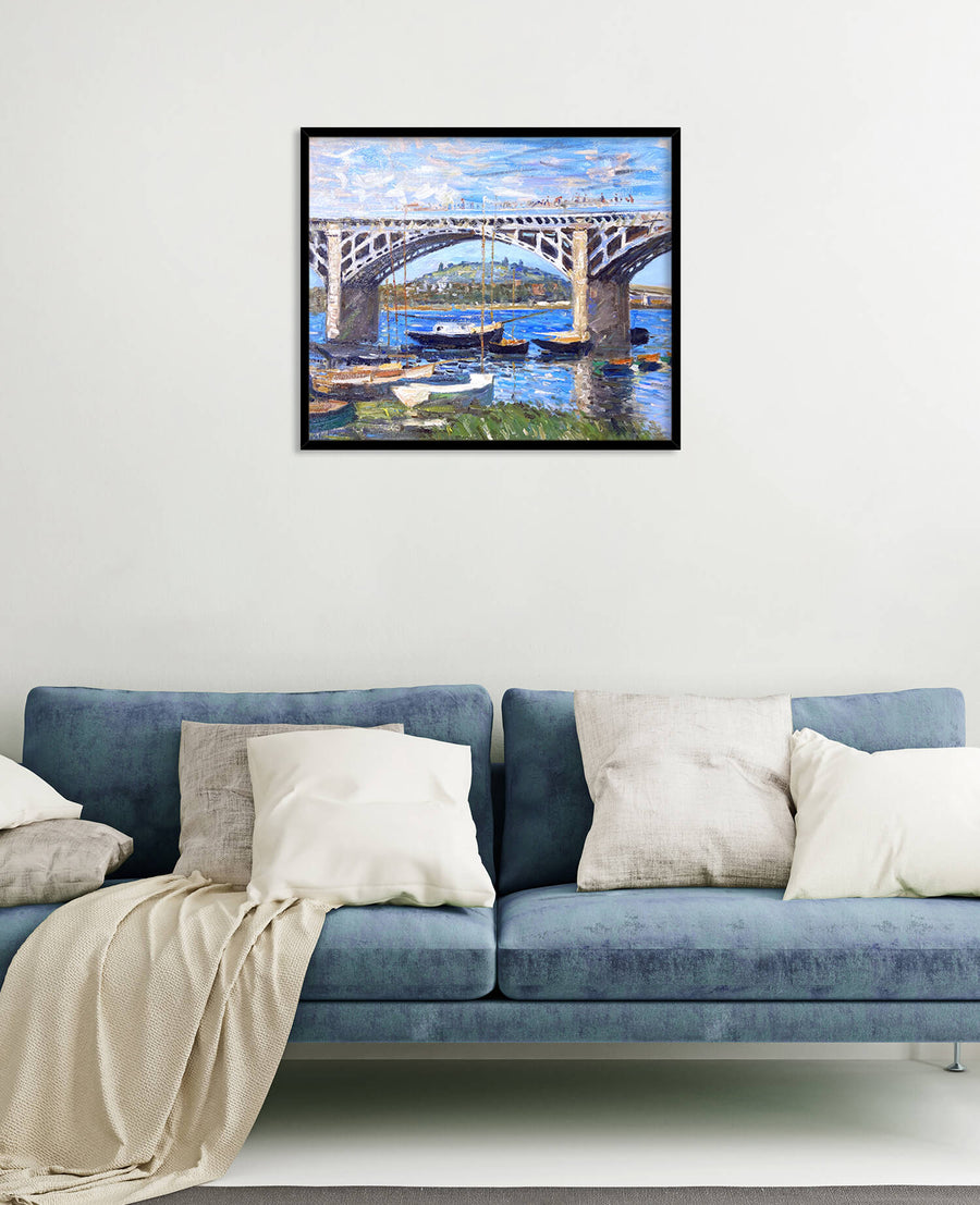 The Bridge over the Seine - Claude Monet