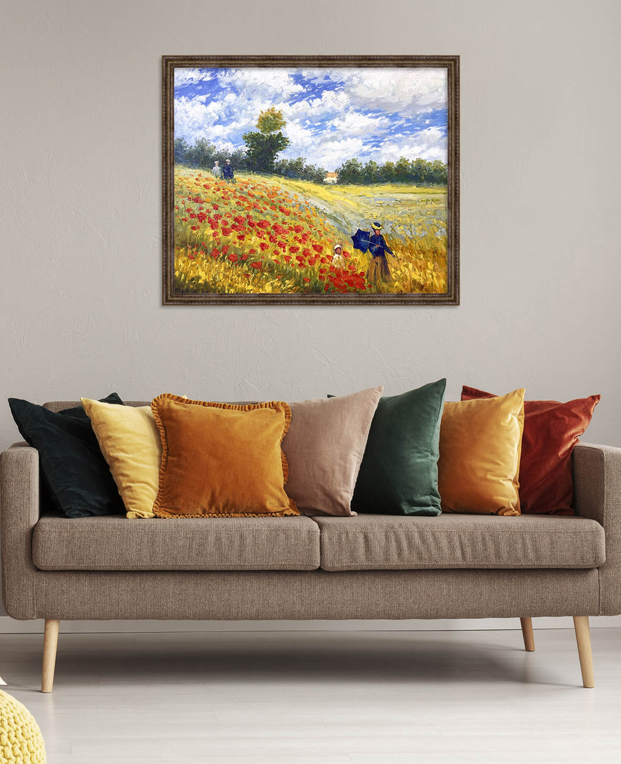 Poppy Field - Claude Monet