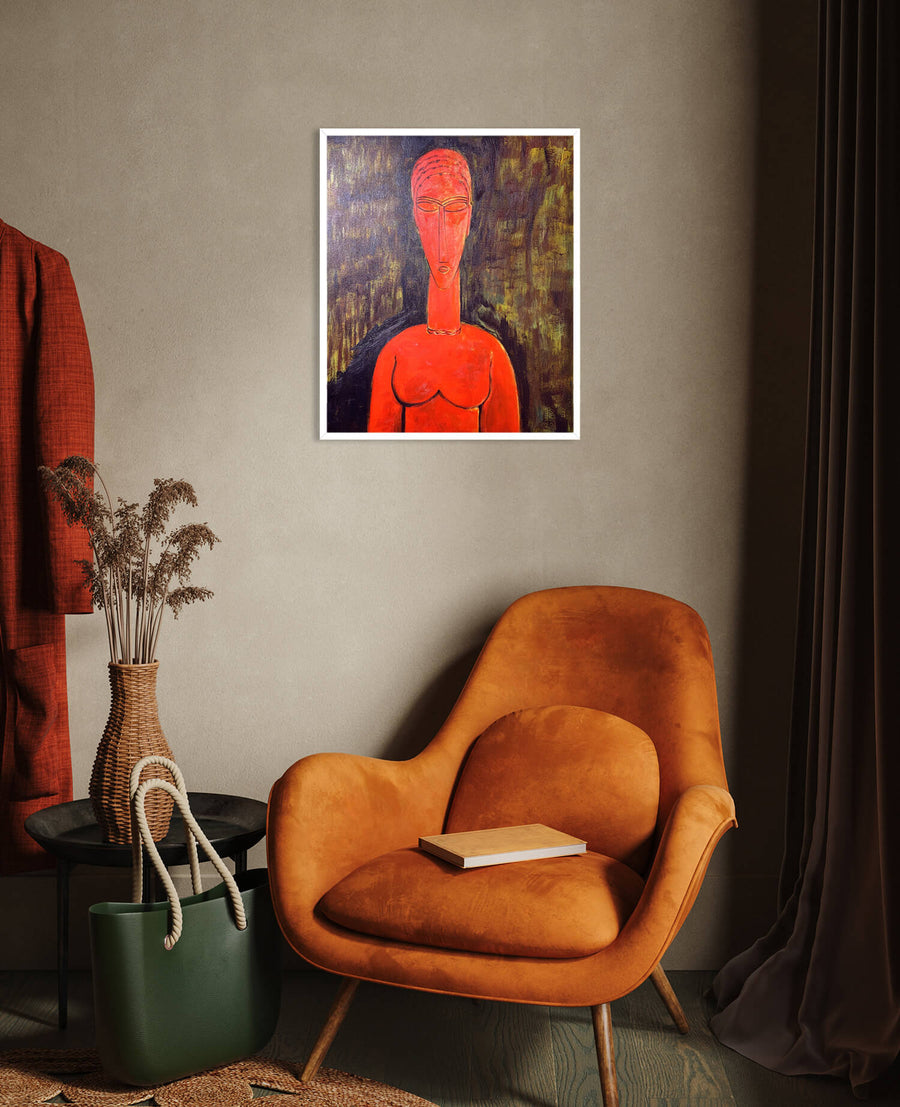 A red bust - Amedeo Modigliani