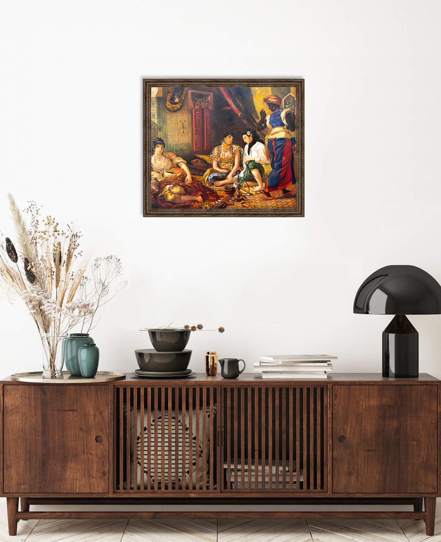 Femmes d’Alger dans leur appartement – Eugène Delacroix