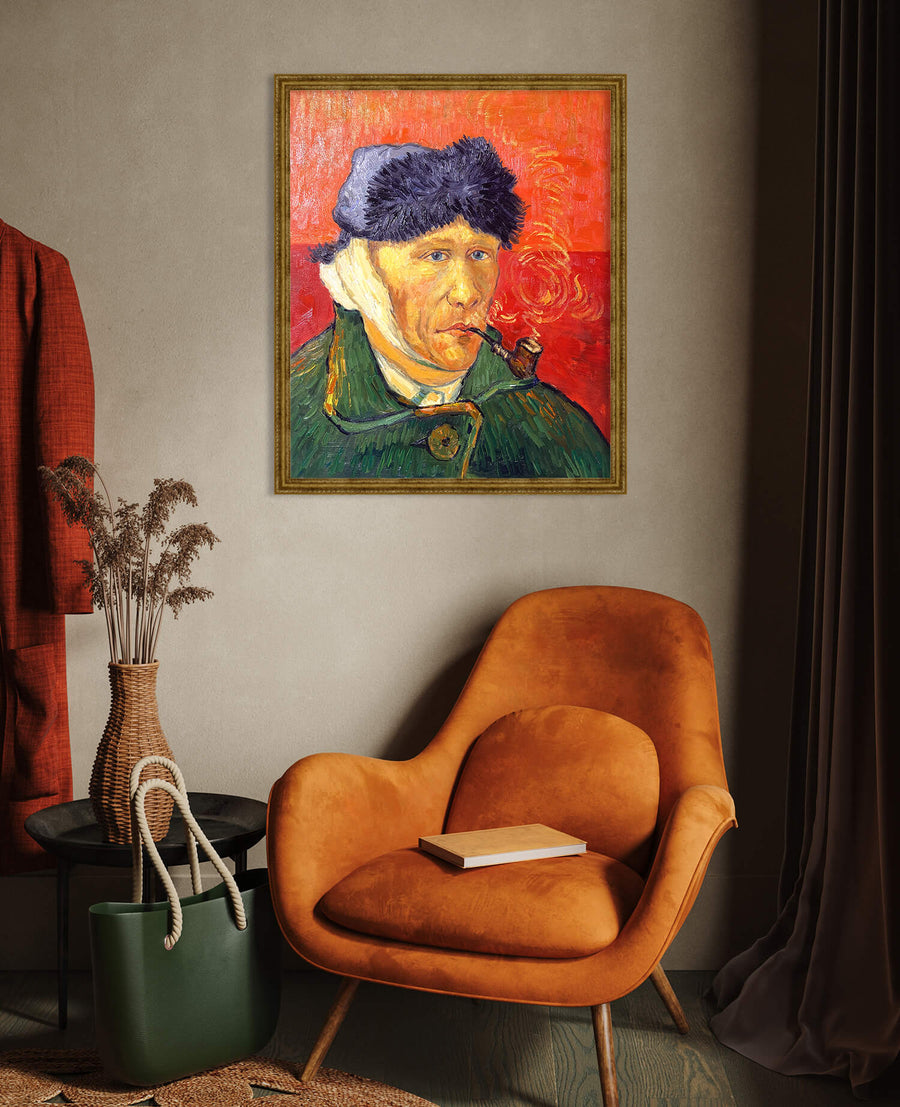 Self-Portrait with a Bandaged Ear - Vincent Van Gogh