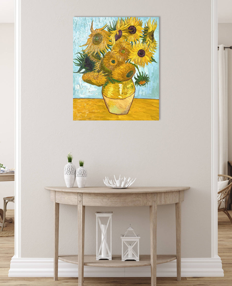 Vase with Twelve Sunflowers - Vincent Van Gogh