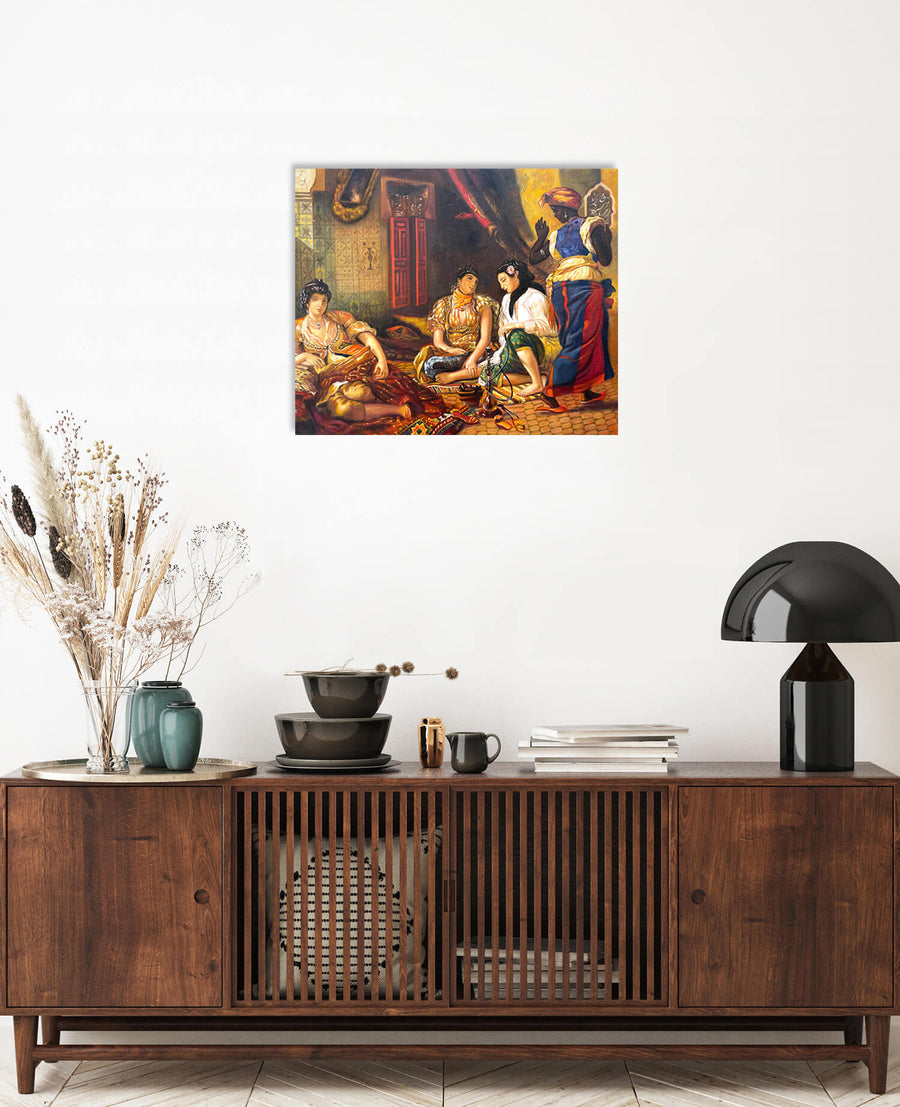 Femmes d’Alger dans leur appartement – Eugène Delacroix
