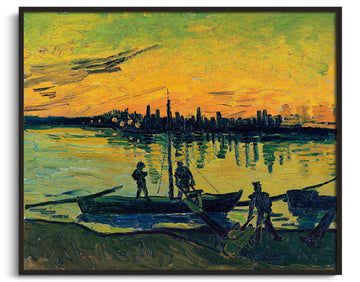 Coal barges - Vincent Van Gogh
