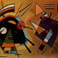 Reproduction de Noir et violet de Vassily Kandinsky Galerie Mont