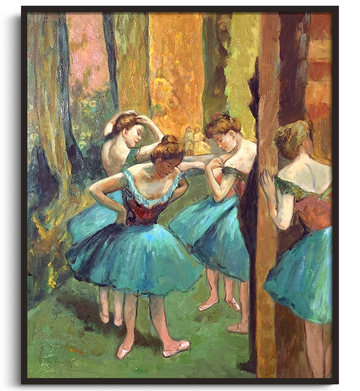 Danseuses en rose et vert - Edgar Degas