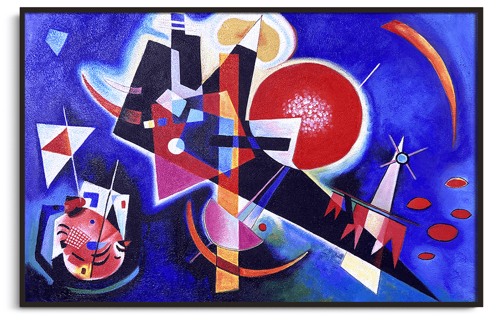 Reproduction of In the Blue by Vassily Kandinsky – Galerie Mont-Blanc
