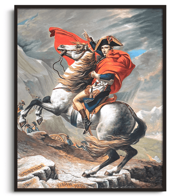Bonaparte überquert den Großen St. Bernhard - Jacques-Louis David