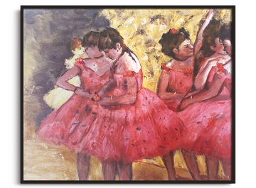 The Pink Dancers, Before the Ballet - Edgar Degas