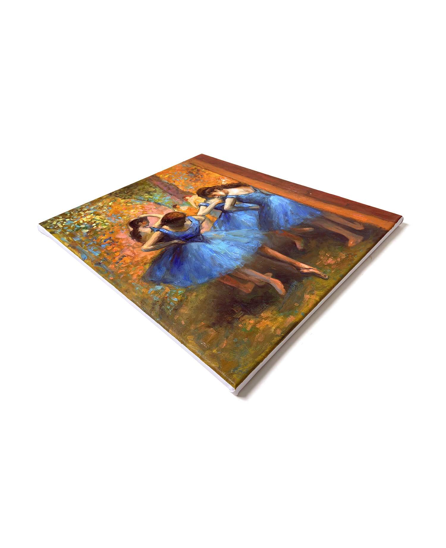 Reproduction Of Blue Dancers By Edgar Degas Galerie Mont Blanc 