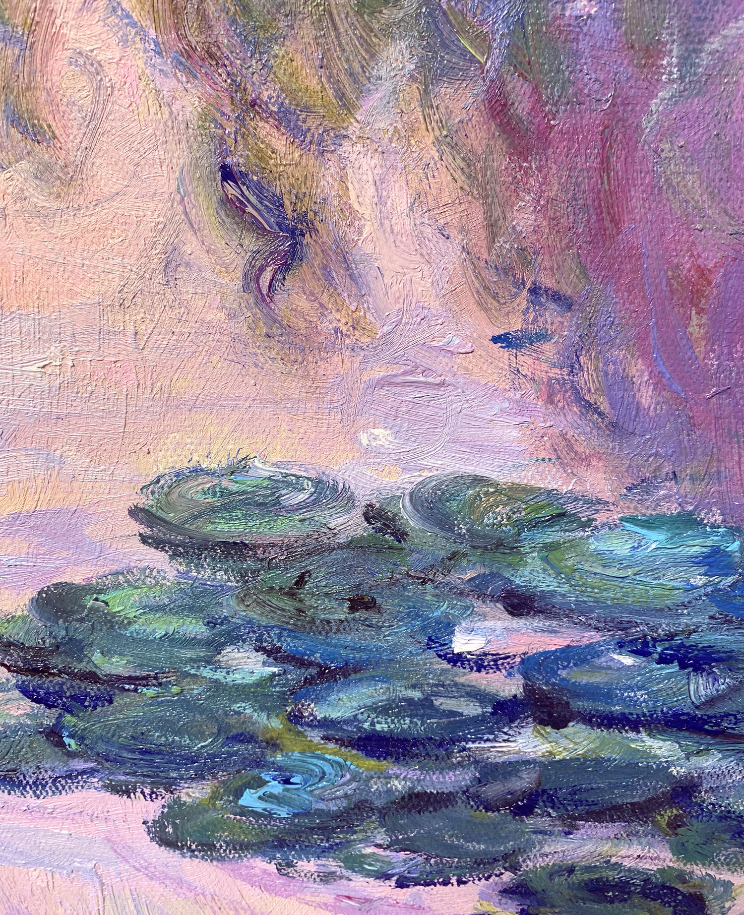 Reproduction of Water Lilies V by Claude Monet – Galerie Mont-Blanc