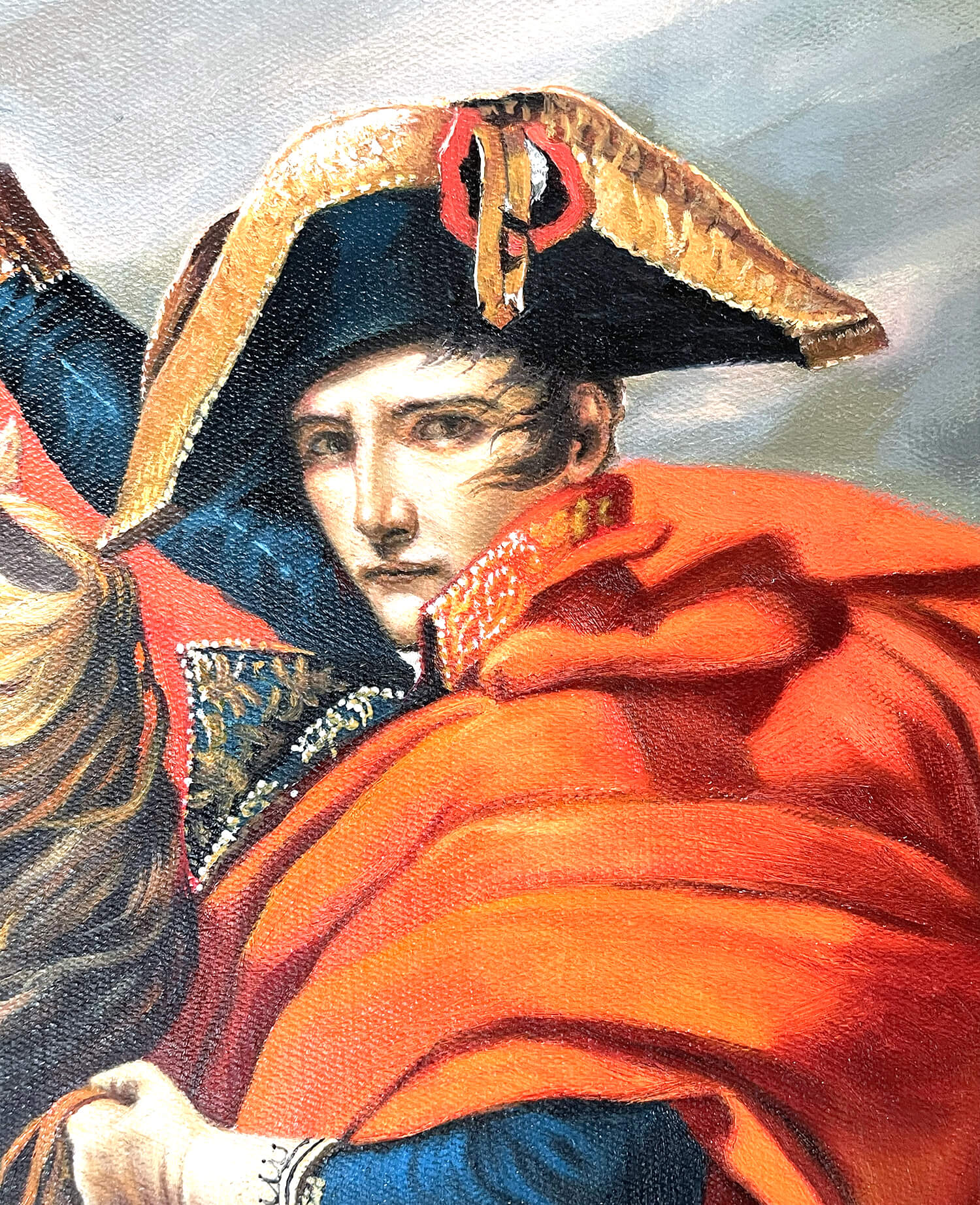 Reproduction of Bonaparte by Jacques-Louis David – Galerie Mont-Blanc