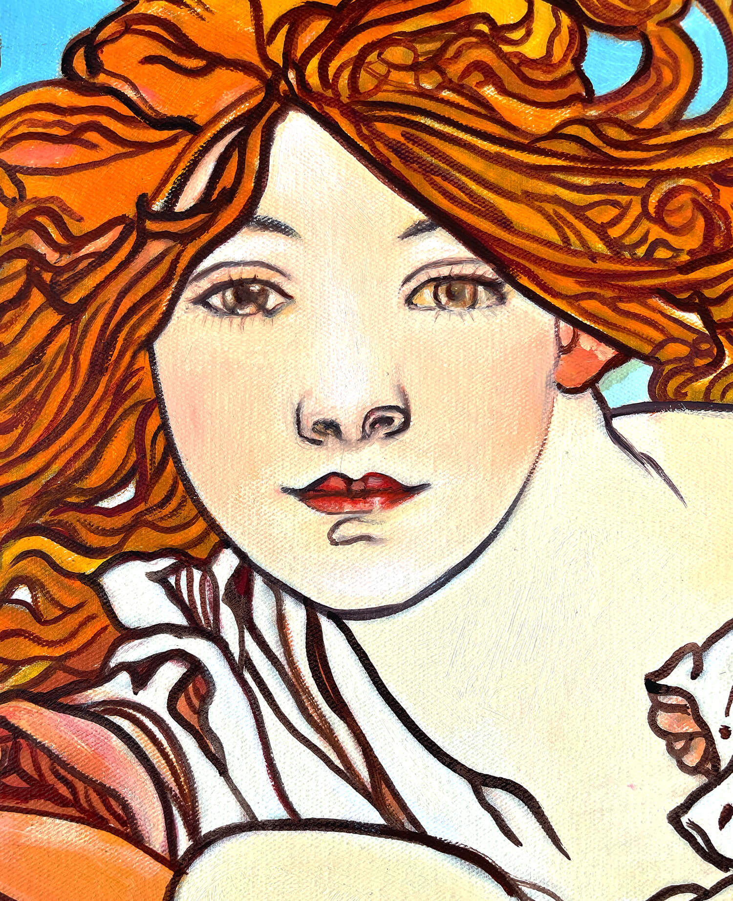 Reproduction of Cycles Perfecta by Alfons Mucha – Galerie Mont-Blanc