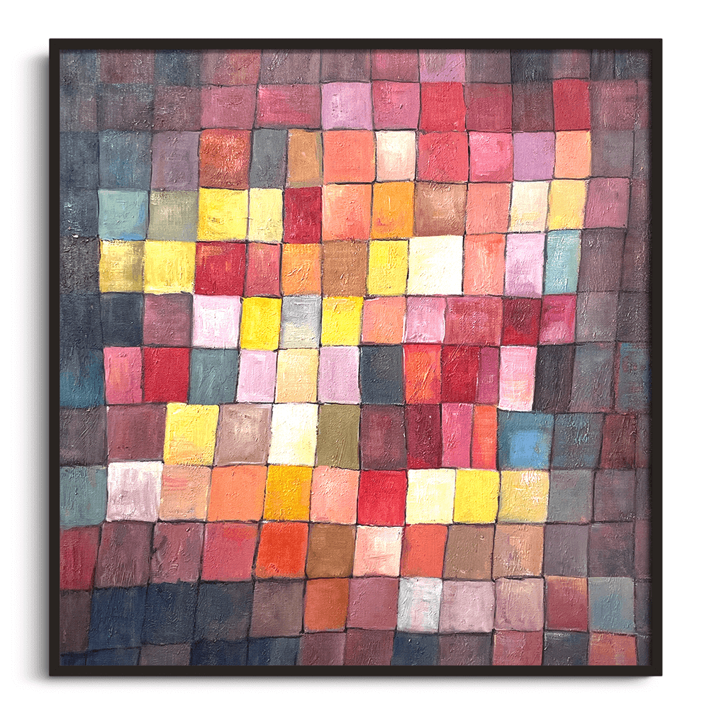 印刷版 498 KLEE Ad Pam assume 1932 パリ 印刷 Reproductions of paintings by Paul Klee – Galerie Mont-Blanc