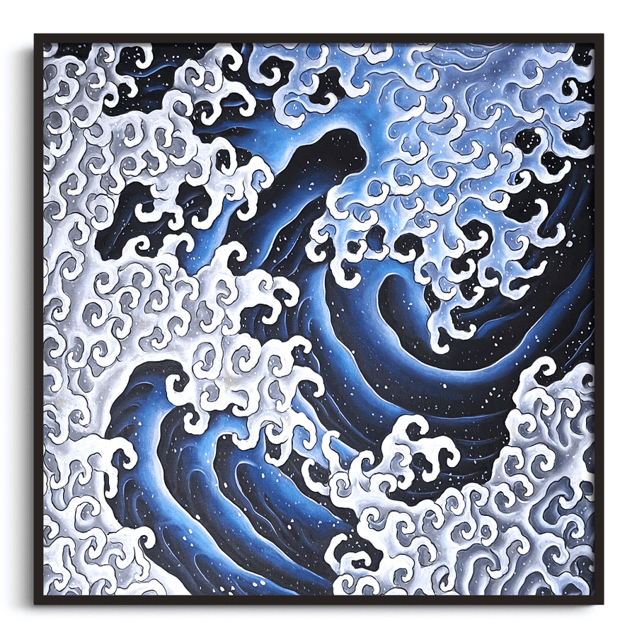 Masculine Wave - Hokusai