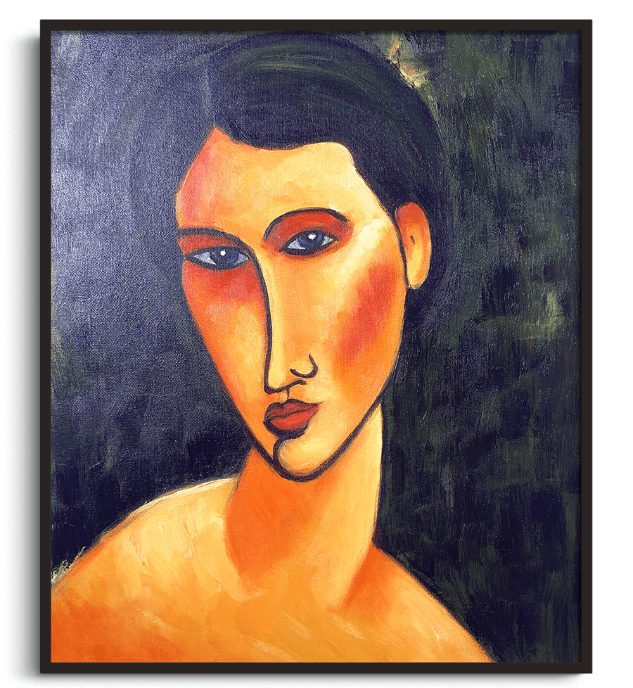 Young girl with blue eyes - Amedeo Modigliani