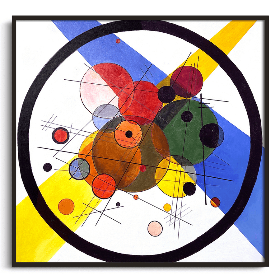Cercles dans un cercle - Vassily Kandinsky