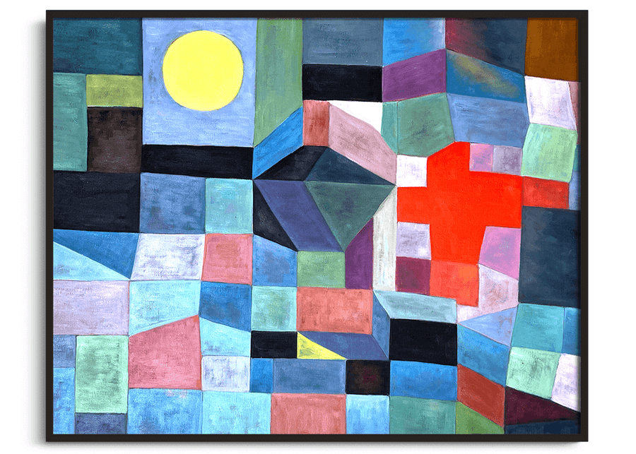 Feu, Pleine Lune - Paul Klee