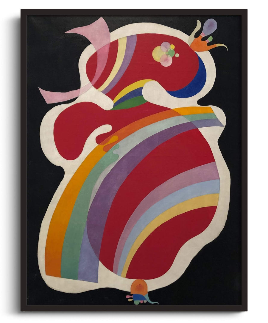 La forme rouge - Vassily Kandinsky