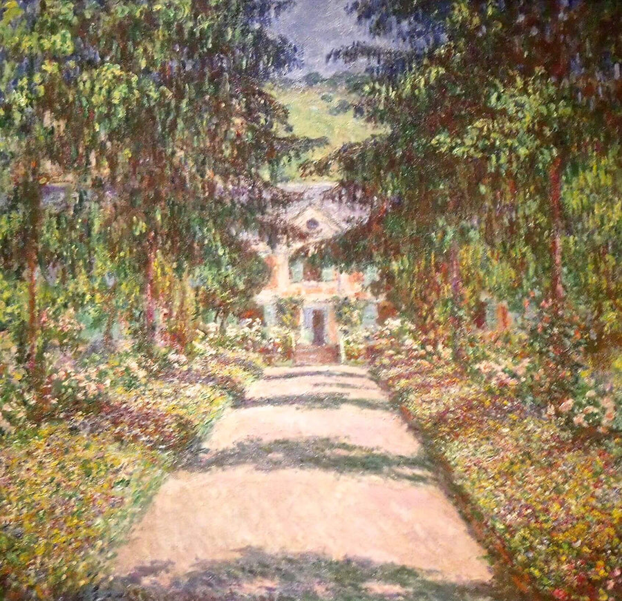 Die Große Allee in Giverny - Claude Monet