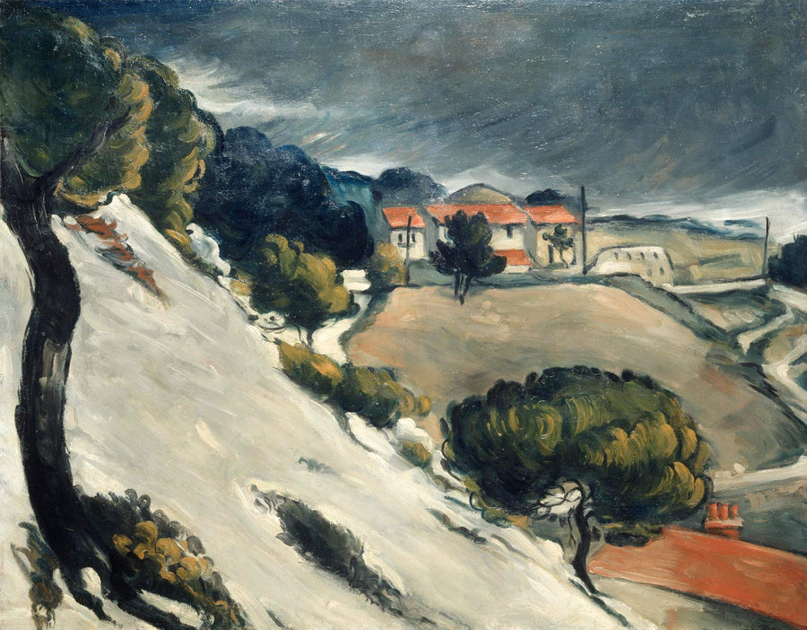 Geschmolzener Schnee in L'Estaque - Paul Cézanne