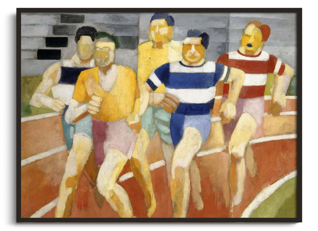 Reproduction de Les Coureurs de Robert Delaunay – Galerie Mont-Blanc