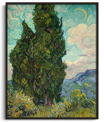 Les Cyprès - Vincent Van Gogh