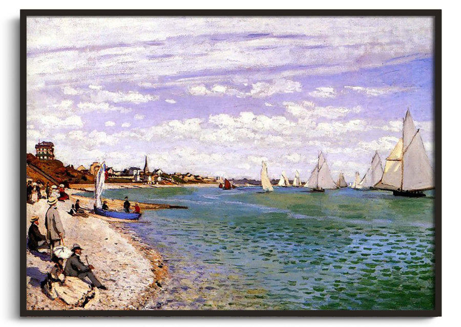 Die Regatta in Sainte-Adresse - Claude Monet