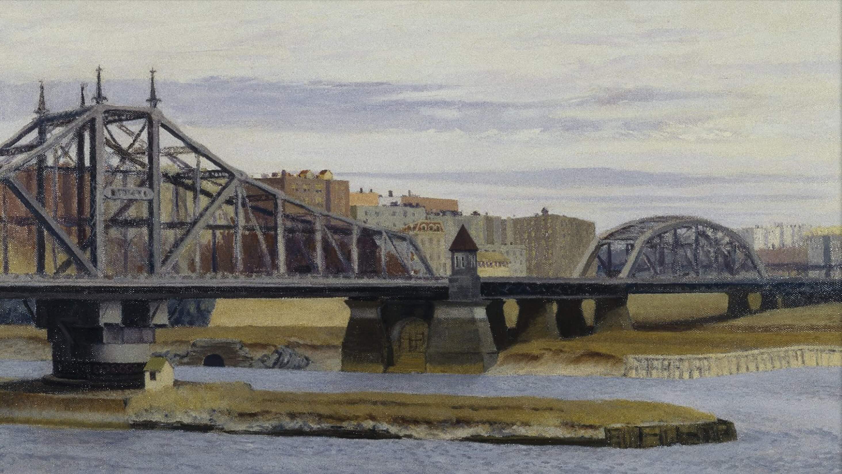 Reproduction de Macomb's Dam Bridge de Edward Hopper – Galerie Mont-Blanc