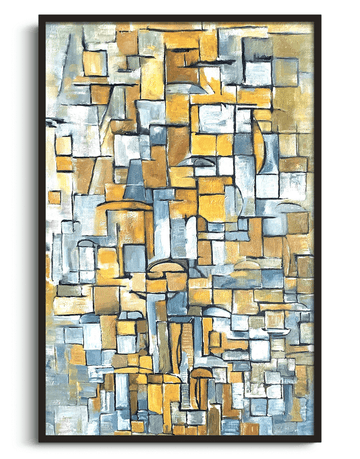 Number Painting for Adults Alberi Painting by Piet Mondrian Paint by Number  Kit On Canvas for Beginners
