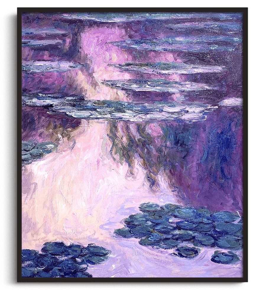 Reproduction de Nymphéas VIII de Claude Monet – Galerie Mont-Blanc Reproduction de Nymphéas VIII de Claude Monet – Galerie Mont-Blanc