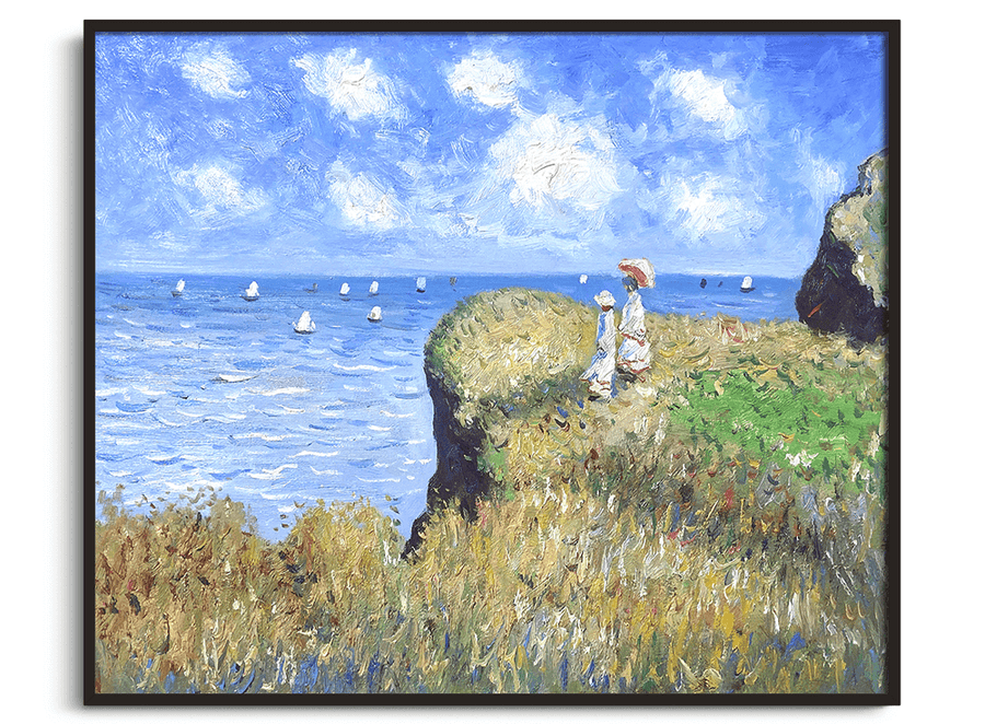 The Cliff Walk at Pourville - Claude Monet